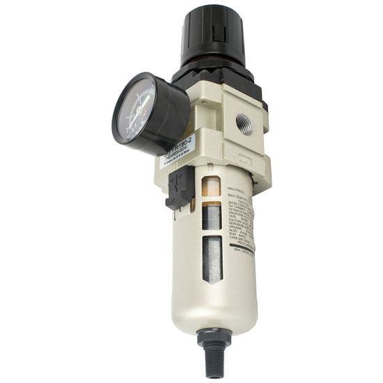 Filter / Regulator 1/4" In Line With Auto Drain